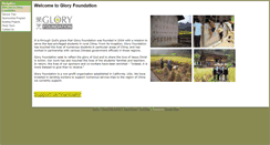 Desktop Screenshot of gloryfoundation.net